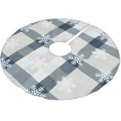 Snowflake kerstboomrok kerstboom rok (Gekanteld)