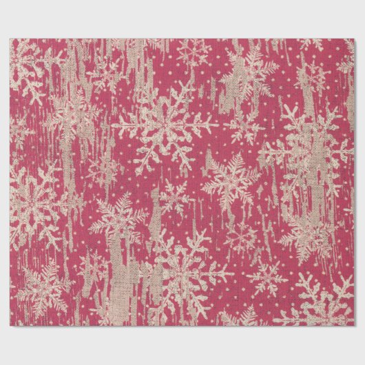 Snowflake kerstfeestdag - Robuust papier (Vlak)