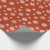 Snowflake kerstinpakpapier cadeaupapier (Hoek)