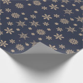 Snowflake kerstinpakpapier cadeaupapier (Hoek)
