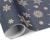 Snowflake kerstinpakpapier cadeaupapier (Rol Hoek)