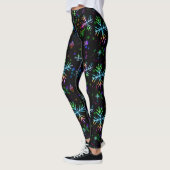 Snowflake-kerstlampje Neon Leggings (Links)