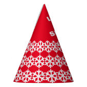 Snowflake Kerstmis - laat het sneeuwen! Feesthoedjes (Links)