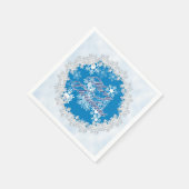 Snowflake Kerstmis Napkins Servet (Hoek)