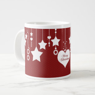 Snowflake-kerstMok Extra Grote Beker