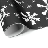 Snowflake kerstpapier cadeaupapier (Rol Hoek)