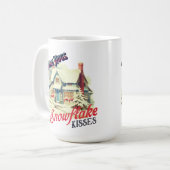 SnowFlake Kisses mok (Voorkant links)