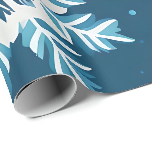 Snowflake kristallen inpakpapier (Rol Hoek)