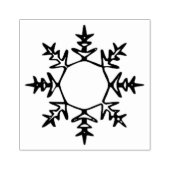 Snowflake kunststempel 	rubberstempel (Afrduk)