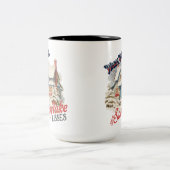 SnowFlake kust tweetonige mok (Center)