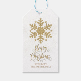 Snowflake Label, Snowflake Hang Label Cadeaulabel