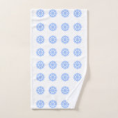 Snowflake Light Winter Pattern Bad Handdoek (Handdoek)