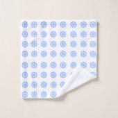 Snowflake Light Winter Pattern Bad Handdoek (Wasdoekje)