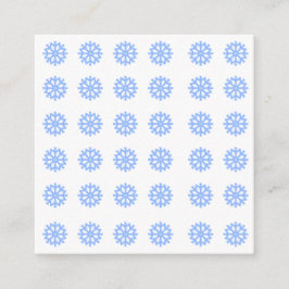 Snowflake Light Winter Pattern Informatiekaartje