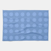 Snowflake Light Winter Pattern Theedoek (Horizontaal)