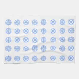 Snowflake Light Winter Pattern Theedoek