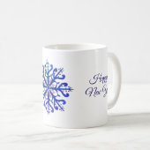 Snowflake Magie Retro Mug (Devant droit)
