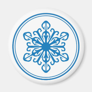 Snowflake Magnet - Blauw Magneet