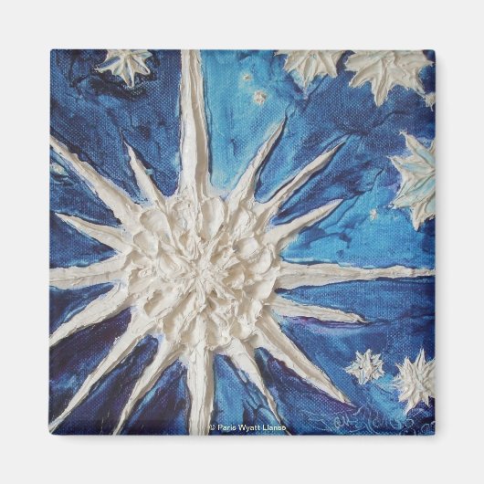 Snowflake Magnet Magneet (Voorkant)