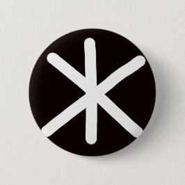 SNÖWFLAKE MAKER - FLAKE - 002 RONDE BUTTON 5,7 CM