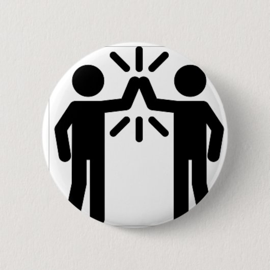 SNŐWFLAKE MAKER - SPEELTUIN BADGE RONDE BUTTON 5,7 CM (Voorkant)