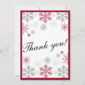 Snowflake merci note (Devant)