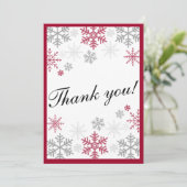 Snowflake merci note (Debout devant)