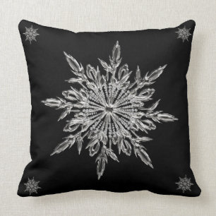 Snowflake met kerstmis omkeerbaar kussen