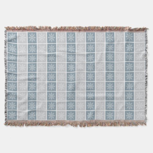 Snowflake Motif jeter la couverture (Devant)