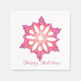 Snowflake Napkins Servet
