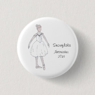 Snowflake Nutcracker Keepomwille Button