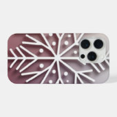 Snowflake Ornament Icon – Winter Holiday Design  (Verso Horizontal)