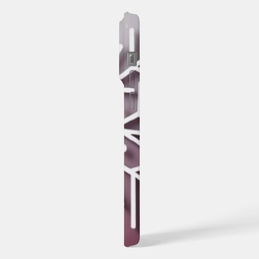 Snowflake Ornament Icon – Winter Holiday Design  iPhone Hoesje (Linkerkant)