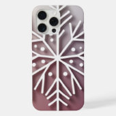 Snowflake Ornament Icon – Winter Holiday Design  iPhone Hoesje (Achterkant)