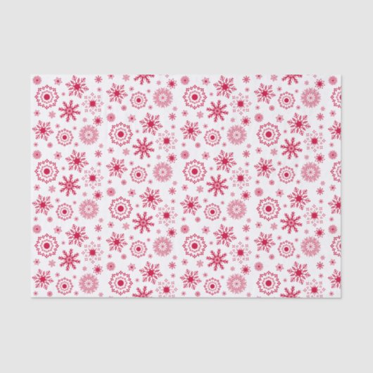 Snowflake Ornament kerstfeestdag Tissuepapier (Voorkant)