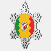 Snowflake Ornament met Los Angeles Flag (Rechts)
