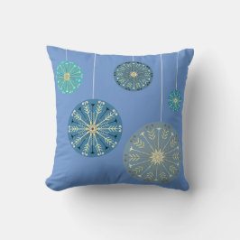 Snowflake Ornaments | Vakantiekleuren | Kussen