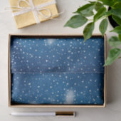 Snowflake over Blue Winter Sky-themapapier Tissuepapier (Geschenk)