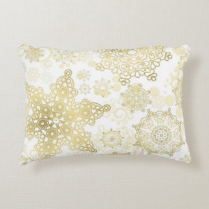 Snowflake patroon accent kussen