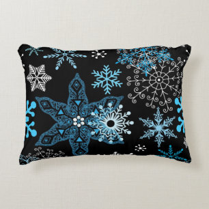 Snowflake patroon accent kussen