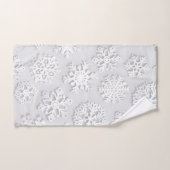 Snowflake patroon bad handdoek (Handdoek)