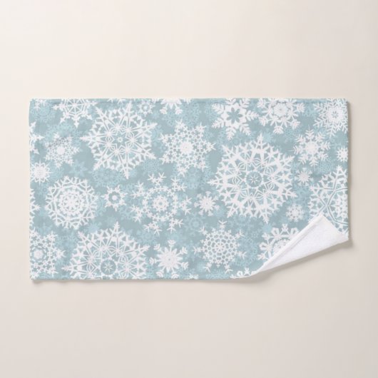 Snowflake patroon bad handdoek (Handdoek)