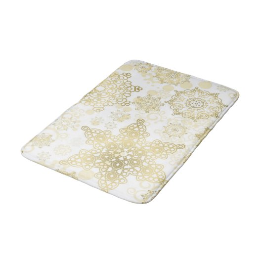 Snowflake patroon badmat (Gekanteld)