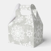 Snowflake patroon bedankdoosjes (Achterkant)