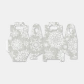 Snowflake patroon bedankdoosjes (Uitgevouwen)