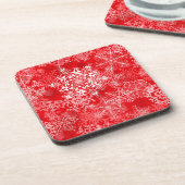 Snowflake patroon bier onderzetter (Linkerzijde)