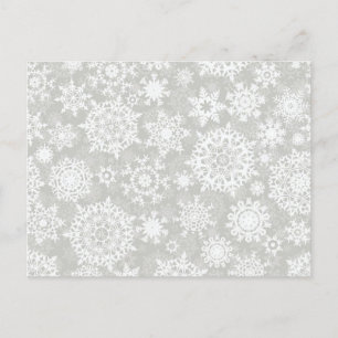 Snowflake patroon briefkaart