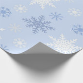 Snowflake patroon cadeaupapier (Hoek)