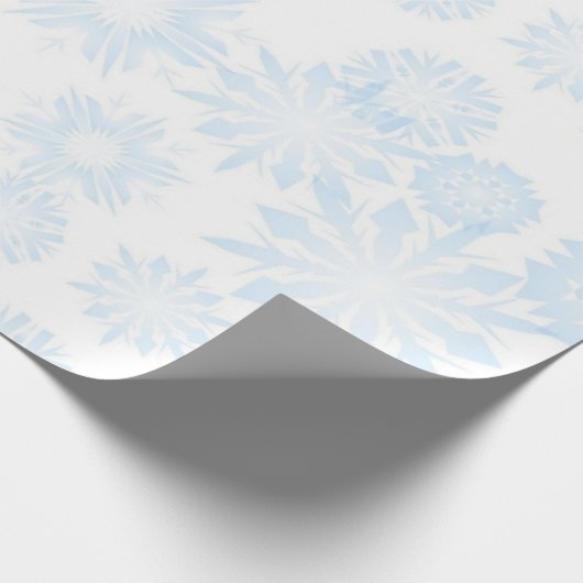 Snowflake patroon cadeaupapier (Hoek)