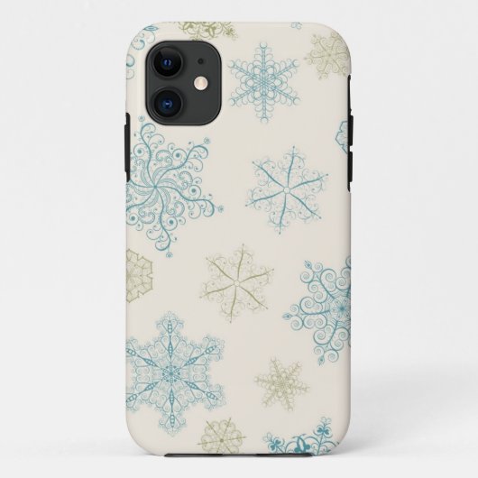 Snowflake patroon Case-Mate iPhone case (Achterkant)